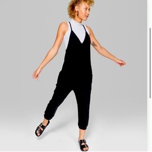 Wild Fable Black Knit Jumpsuit sz Small